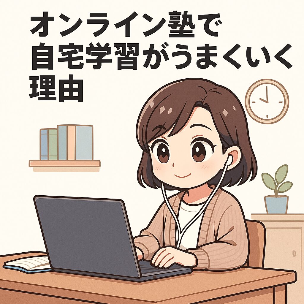 オンライン塾で自宅学習がうまくいく理由