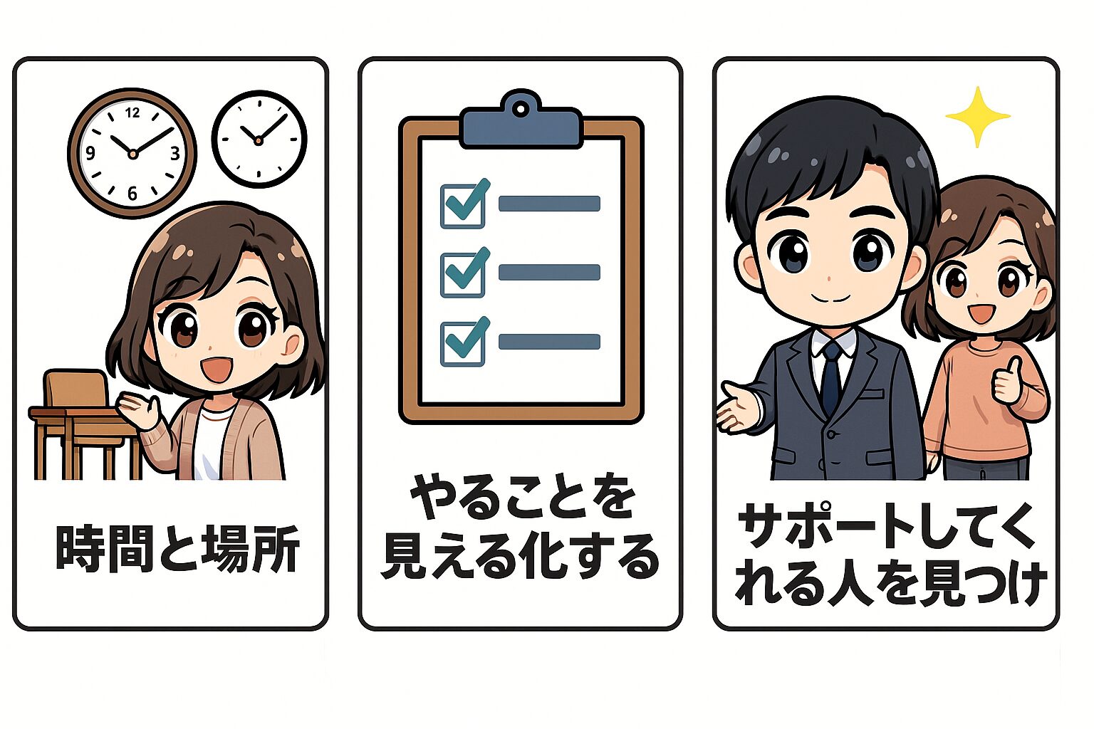 自宅学習を成功させる3つのコツ