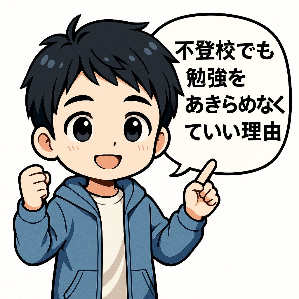 不登校でも勉強をあきらめなくていい理由