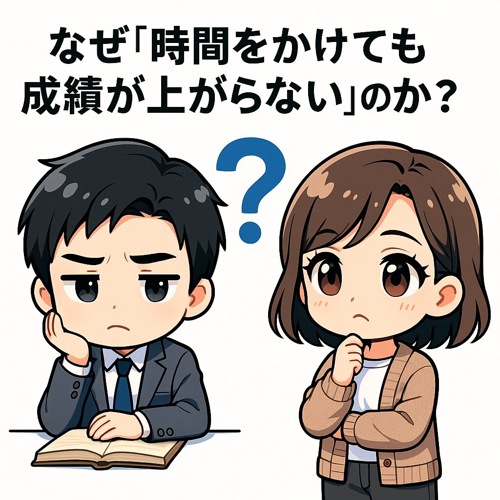 なぜ「時間をかけても成績が上がらない」のか?