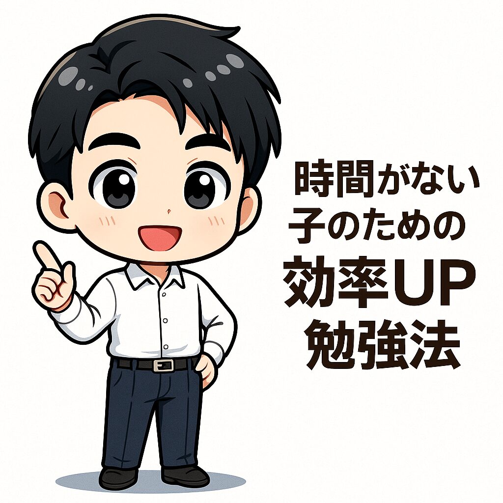 時間がない子のための“効率UP”勉強法