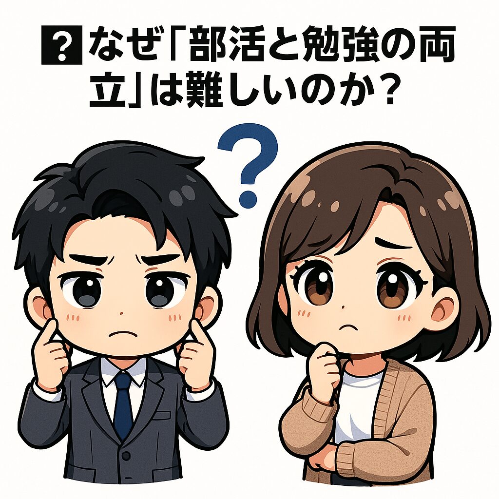 なぜ「部活と勉強の両立」は難しいのか?