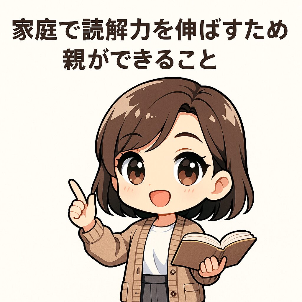 家庭で読解力を伸ばすために親ができること